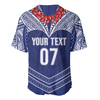 Toa Samoa Rugby Custom Baseball Jersey Ulafala Mix Nifo'oti - Polynesian Pride