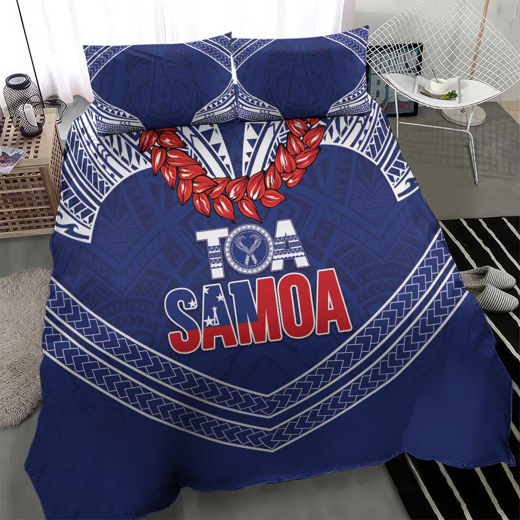Toa Samoa Rugby Bedding Set Ulafala Mix Nifo'oti - Polynesian Pride