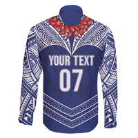 Toa Samoa Rugby Custom Family Matching Mermaid Dress and Hawaiian Shirt Ulafala Mix Nifo'oti - Polynesian Pride