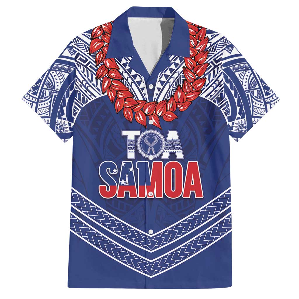 Toa Samoa Rugby Custom Family Matching Off Shoulder Maxi Dress and Hawaiian Shirt Ulafala Mix Nifo'oti - Polynesian Pride
