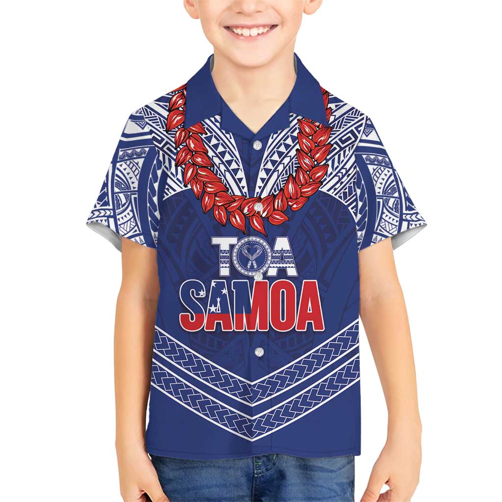 Toa Samoa Rugby Custom Family Matching Puletasi and Hawaiian Shirt Ulafala Mix Nifo'oti - Polynesian Pride