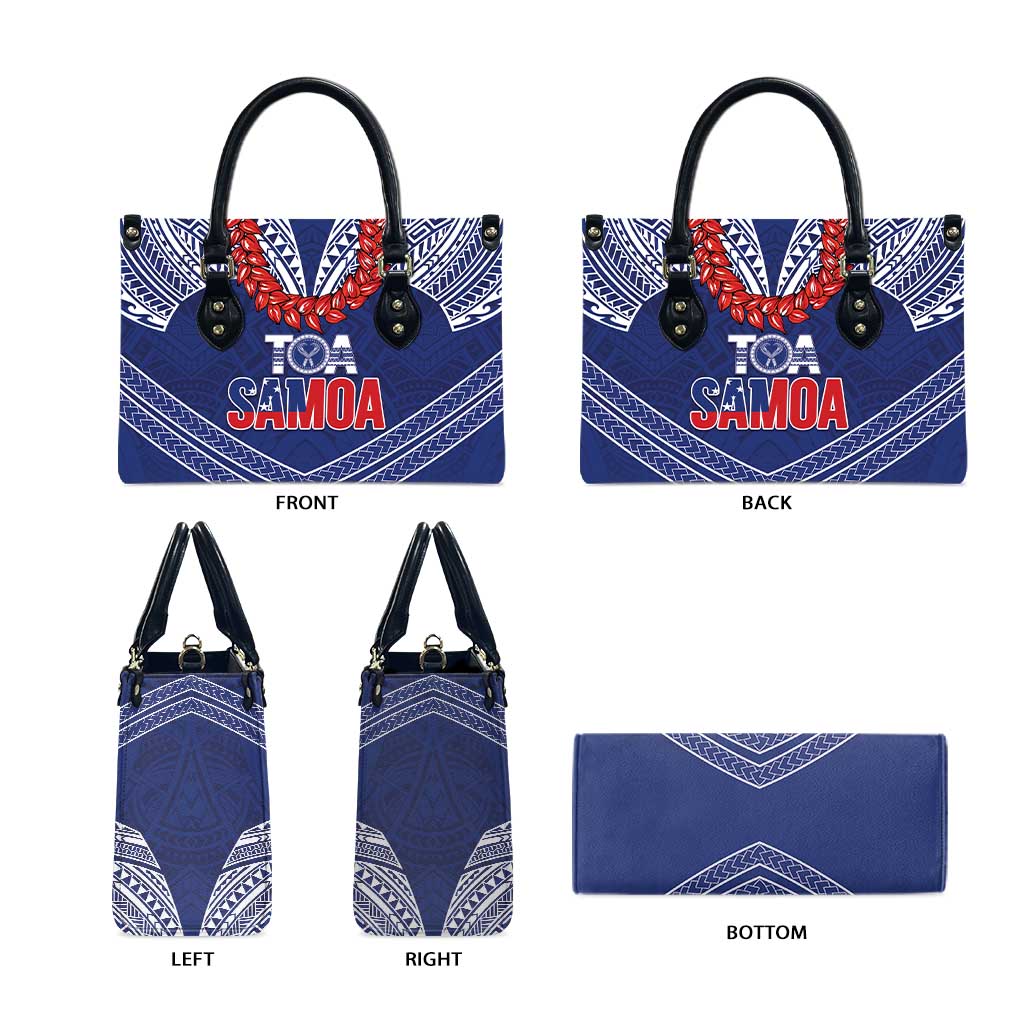 Toa Samoa Rugby Leather Bag Ulafala Mix Nifo'oti - Polynesian Pride