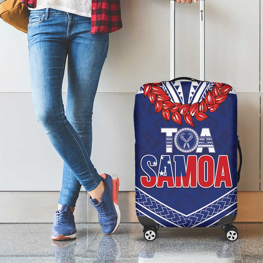 Toa Samoa Rugby Luggage Cover Ulafala Mix Nifo'oti - Polynesian Pride