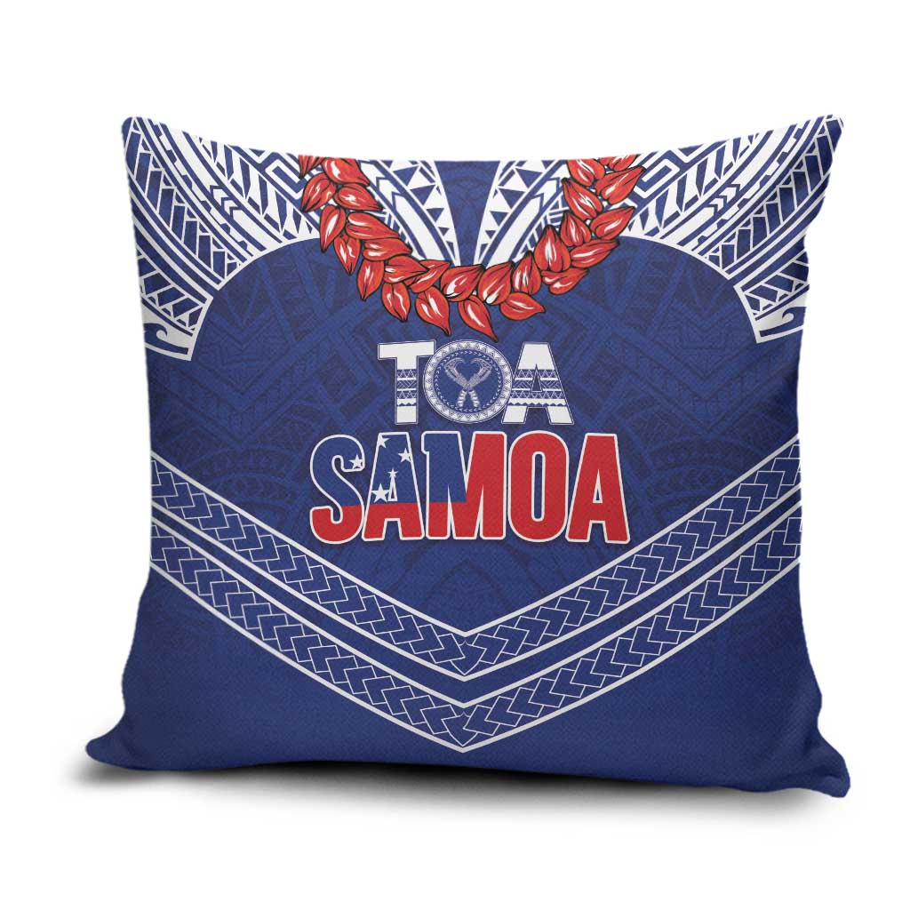 Toa Samoa Rugby Pillow Cover Ulafala Mix Nifo'oti - Polynesian Pride