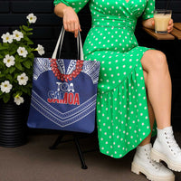 Toa Samoa Rugby Tote Bag Ulafala Mix Nifo'oti - Polynesian Pride