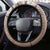 Hawaii Christmas Retro Patchwork Steering Wheel Cover Brown