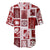 Hawaii Christmas Retro Patchwork Baseball Jersey Red LT7 - Polynesian Pride