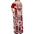 Hawaii Christmas Retro Patchwork Family Matching Off Shoulder Maxi Dress and Hawaiian Shirt Red LT7 - Polynesian Pride