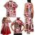 Hawaii Christmas Retro Patchwork Family Matching Tank Maxi Dress and Hawaiian Shirt Red LT7 - Polynesian Pride