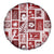 Hawaii Christmas Retro Patchwork Spare Tire Cover Red LT7 - Polynesian Pride