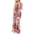 Hawaii Christmas Retro Patchwork Tank Maxi Dress Red LT7 - Polynesian Pride