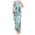 Hawaii Christmas Retro Patchwork Tank Maxi Dress Teal LT7 Women Teal - Polynesian Pride