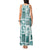 Hawaii Christmas Retro Patchwork Tank Maxi Dress Teal LT7 - Polynesian Pride