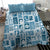 Hawaii Christmas Retro Patchwork Bedding Set Aquamarine LT7 - Polynesian Pride