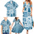 Hawaii Christmas Retro Patchwork Family Matching Summer Maxi Dress and Hawaiian Shirt Aquamarine LT7 - Polynesian Pride