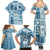 Hawaii Christmas Retro Patchwork Family Matching Summer Maxi Dress and Hawaiian Shirt Aquamarine LT7 - Polynesian Pride