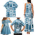 Hawaii Christmas Retro Patchwork Family Matching Tank Maxi Dress and Hawaiian Shirt Aquamarine LT7 - Polynesian Pride