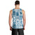 Hawaii Christmas Retro Patchwork Men Tank Top Aquamarine LT7 - Polynesian Pride