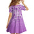 Hawaii Christmas Retro Patchwork Family Matching Short Sleeve Bodycon Dress and Hawaiian Shirt Violet LT7 - Polynesian Pride