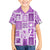 Hawaii Christmas Retro Patchwork Family Matching Short Sleeve Bodycon Dress and Hawaiian Shirt Violet LT7 Son's Shirt Violet - Polynesian Pride