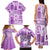 Hawaii Christmas Retro Patchwork Family Matching Tank Maxi Dress and Hawaiian Shirt Violet LT7 - Polynesian Pride