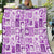 Hawaii Christmas Retro Patchwork Quilt Violet LT7 Violet - Polynesian Pride