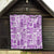 Hawaii Christmas Retro Patchwork Quilt Violet LT7 - Polynesian Pride