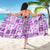 Hawaii Christmas Retro Patchwork Sarong Violet LT7 - Polynesian Pride