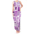 Hawaii Christmas Retro Patchwork Tank Maxi Dress Violet LT7 Women Violet - Polynesian Pride