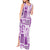 Hawaii Christmas Retro Patchwork Tank Maxi Dress Violet LT7 - Polynesian Pride