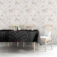 Maori Hongi Toitu Te Tiriti Tablecloth Tangata Tiriti Stand With Tangata Whenua LT7 - Polynesian Pride