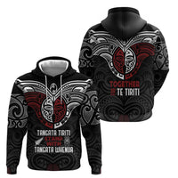 Maori Hongi Toitu Te Tiriti Zip Hoodie Tangata Tiriti Stand With Tangata Whenua
