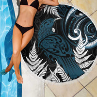 New Zealand Tui Bird Beach Blanket Maori Kowhaiwhai LT7 - Polynesian Pride