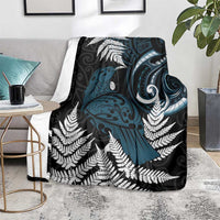 New Zealand Tui Bird Blanket Maori Kowhaiwhai LT7 - Polynesian Pride