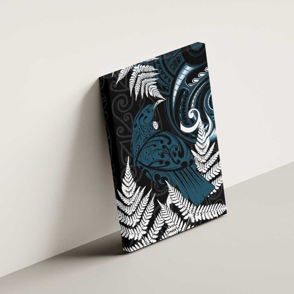 New Zealand Tui Bird Canvas Wall Art Maori Kowhaiwhai LT7 - Polynesian Pride
