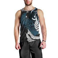 New Zealand Tui Bird Men Tank Top Maori Kowhaiwhai LT7 - Polynesian Pride