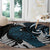 New Zealand Tui Bird Round Carpet Maori Kowhaiwhai