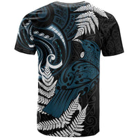 New Zealand Tui Bird T Shirt Maori Kowhaiwhai LT7 - Polynesian Pride