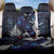 New Zealand Maori Matariki Back Car Seat Cover Tui Bird Galaxy