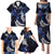 New Zealand Maori Matariki Family Matching Puletasi and Hawaiian Shirt Tui Bird Galaxy