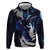 New Zealand Maori Matariki Hoodie Tui Bird Galaxy