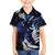 New Zealand Maori Matariki Kid Hawaiian Shirt Tui Bird Galaxy