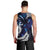 New Zealand Maori Matariki Men Tank Top Tui Bird Galaxy