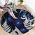 New Zealand Maori Matariki Round Carpet Tui Bird Galaxy