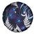 New Zealand Maori Matariki Spare Tire Cover Tui Bird Galaxy