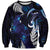 New Zealand Maori Matariki Sweatshirt Tui Bird Galaxy