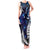 New Zealand Maori Matariki Tank Maxi Dress Tui Bird Galaxy