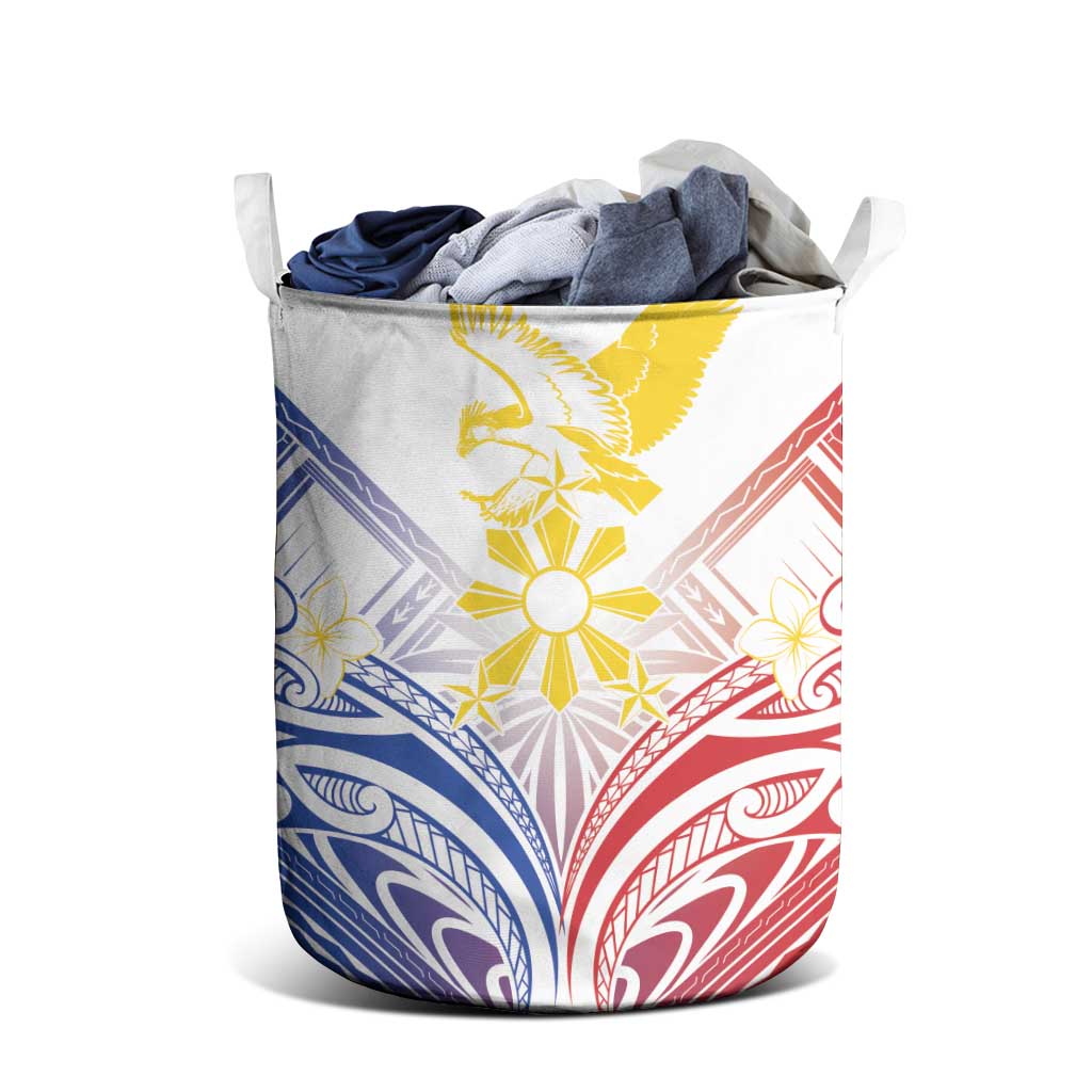 Philippines Tribal Sun Laundry Basket Hunting Eagle LT7 - Polynesian Pride