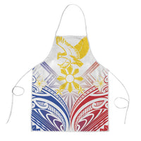 Philippines Tribal Sun Apron Hunting Eagle LT7 White - Polynesian Pride