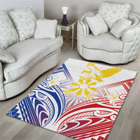 Philippines Tribal Sun Area Rug Hunting Eagle